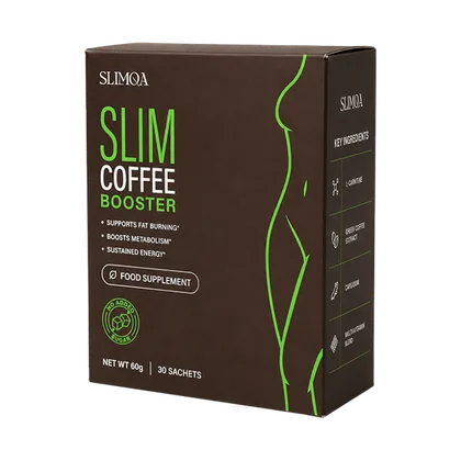 1 caja de Slimqa Slim Coffee Booster — 30 sobres, un mes
